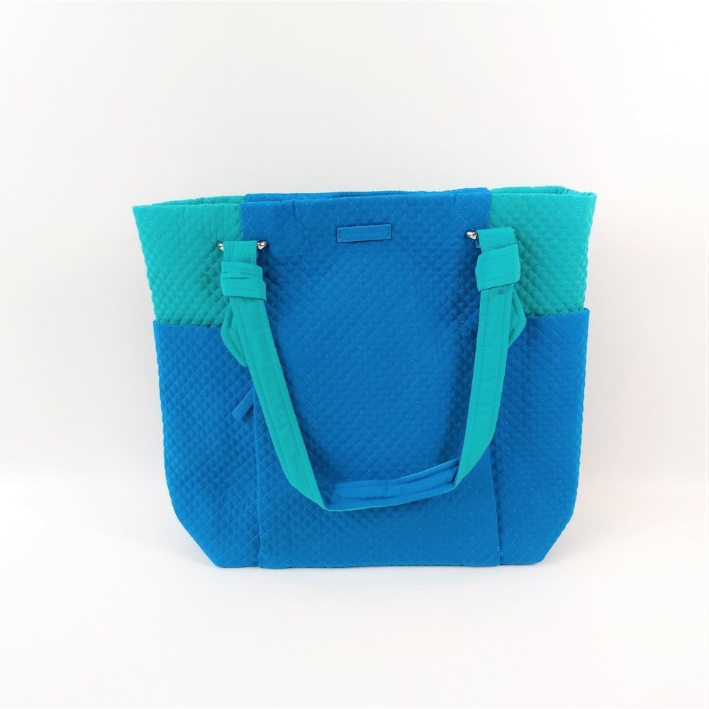 Vera Bradley Hadley Tote Bag Bahama Bay Turquoise